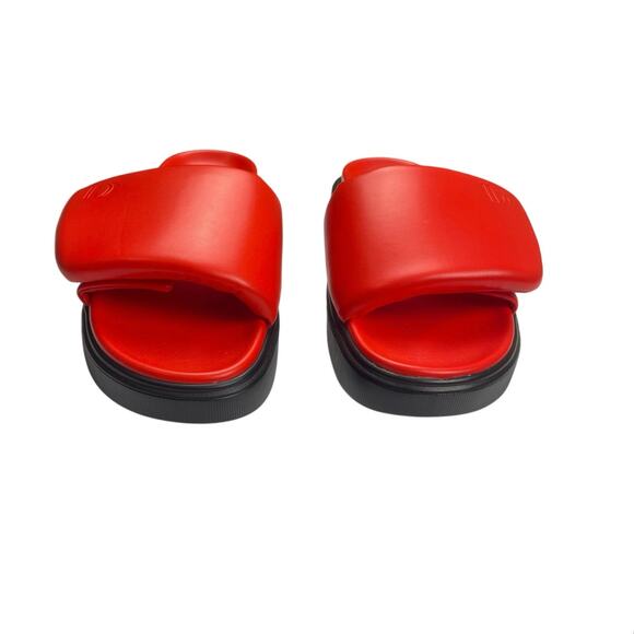 NWOT - D'Amelio Reklis Coral Red Slide Sandals - Picture 2 of 6